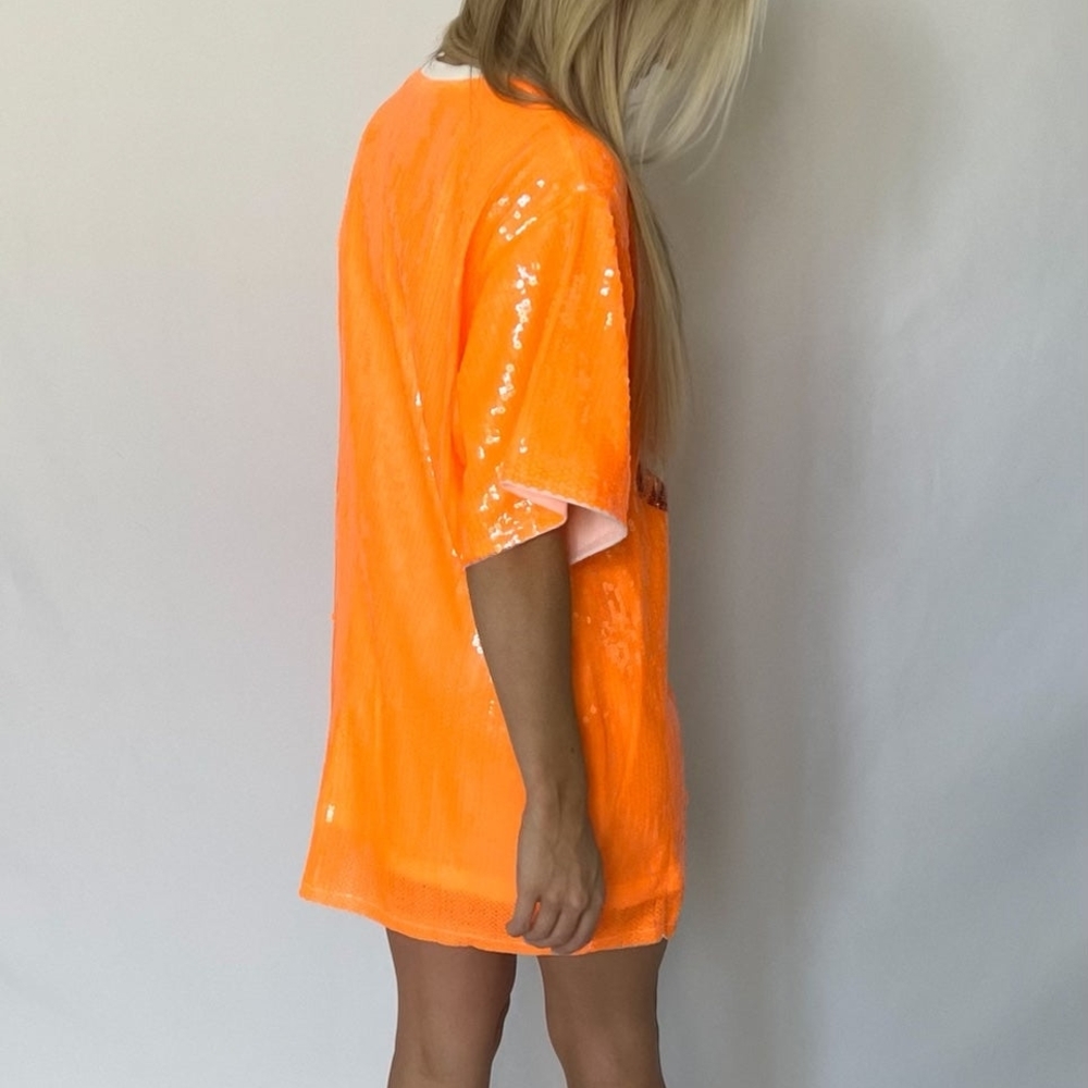 Tennessee Orange Sequin Football Dress NWT - Picture 3 of 6